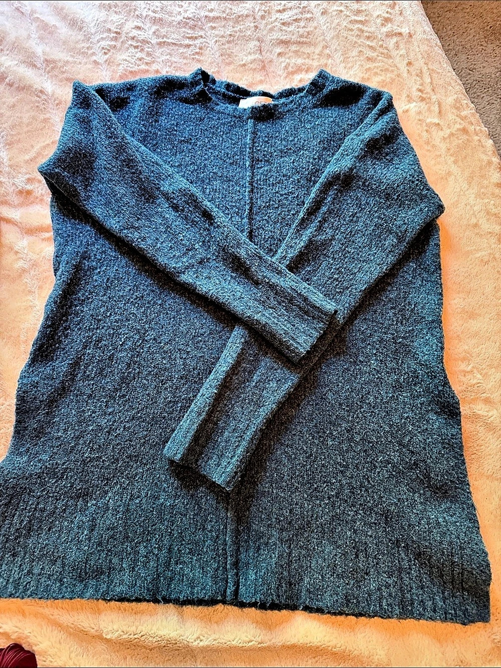 LOFT Aqua Blue oversized Size Small thin sweater